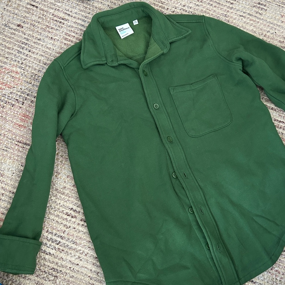 Aritzia Tna Cozy Fleece Boyfriend Fit shirt XS
